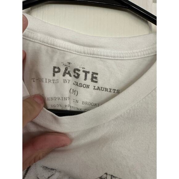 Paste Women's White I Love New York Crew Neck Short Sleeves T-Shirt Size Medium - Picture 2 of 5